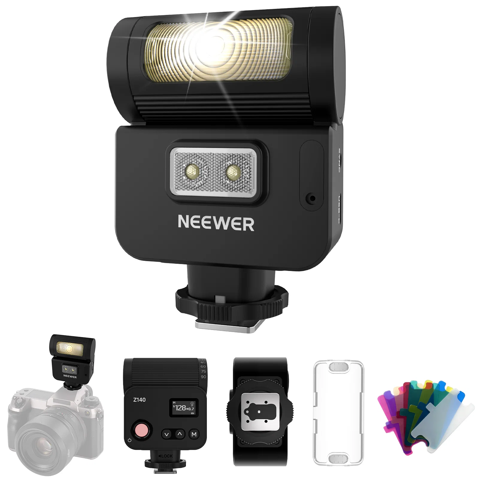 Speedlite Flash External - NEEWER Z140 16Ws 사진 촬영용 소형