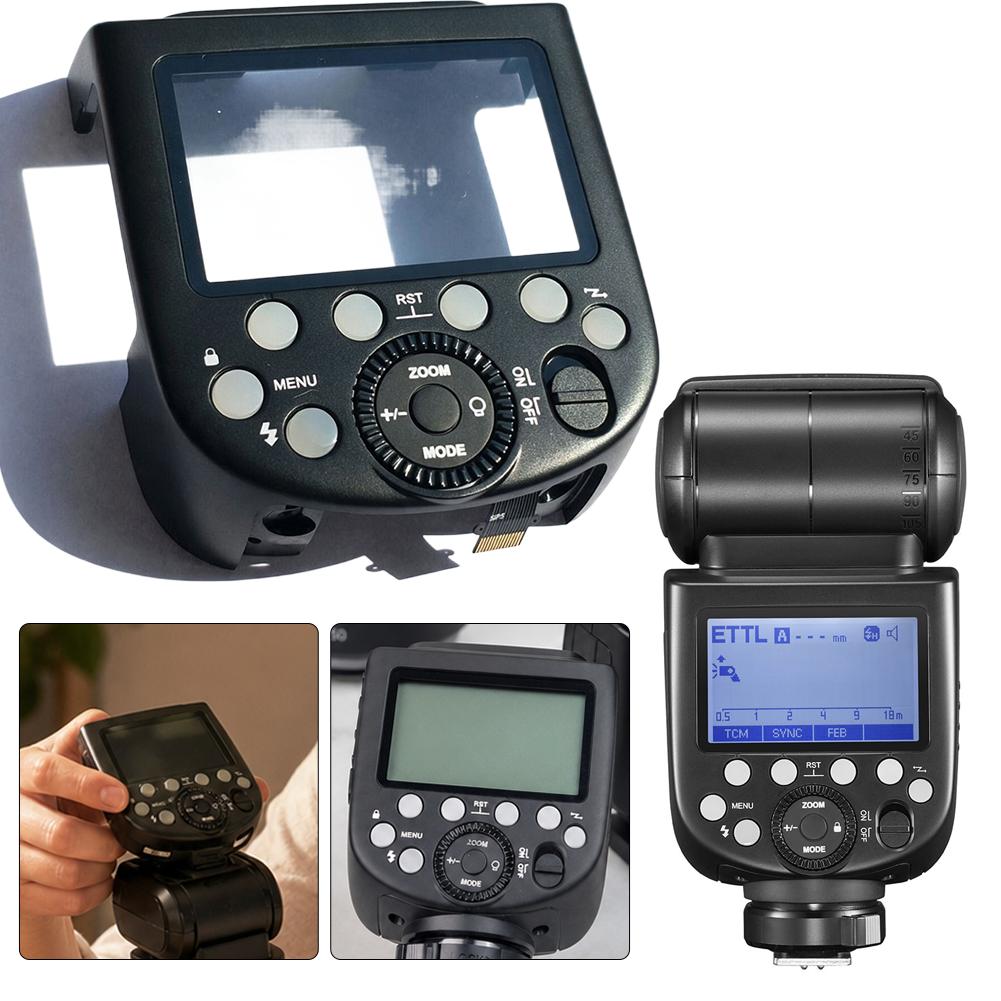 Speedlite Flash External - Godox V1 버튼 패널 스피드라이트 플래시