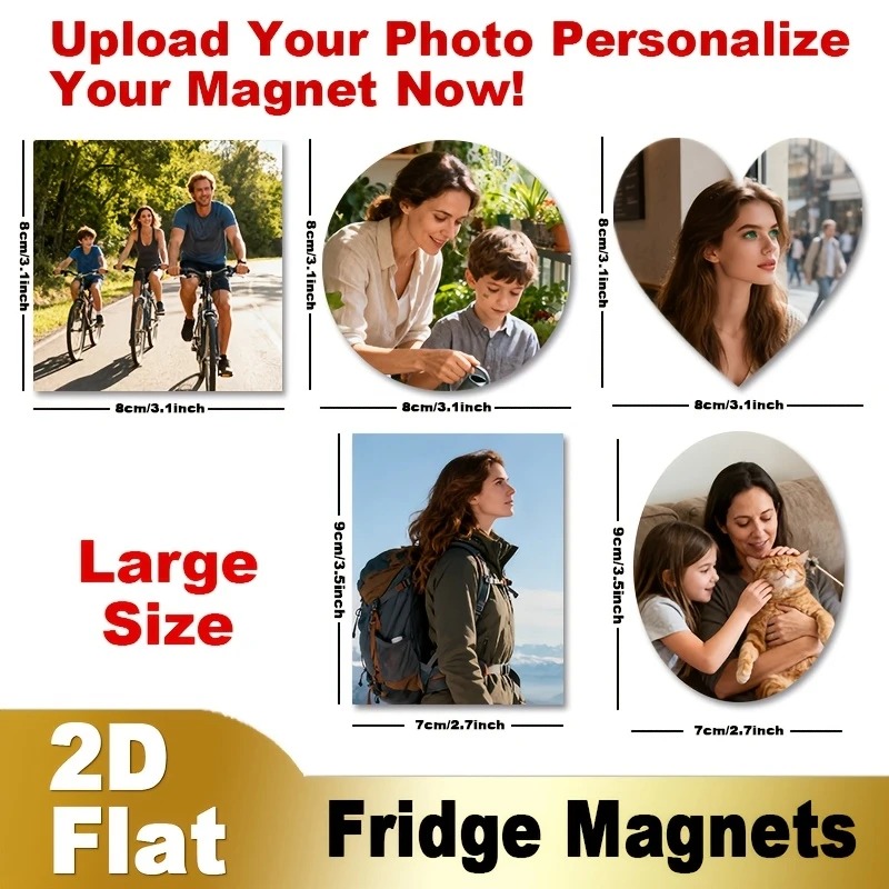 맞춤형 사진 냉장고 자석 2D 평면 개인화된 사진 냉장 - Photography Ideas 리뷰 및 가격