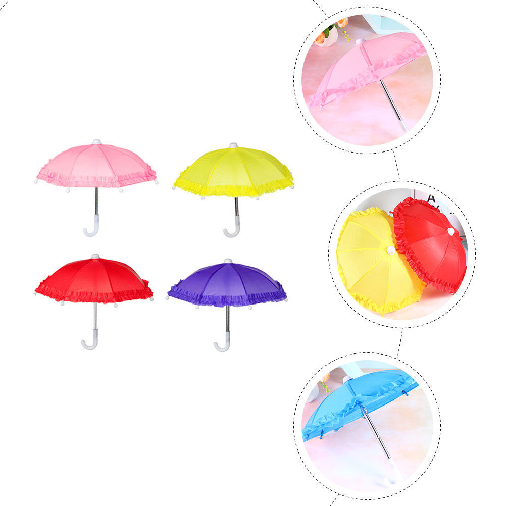 4Pcs 레이스 장식 어린이 우산 미니 우산 장식 아기 - Photography Game 리뷰 및 가격