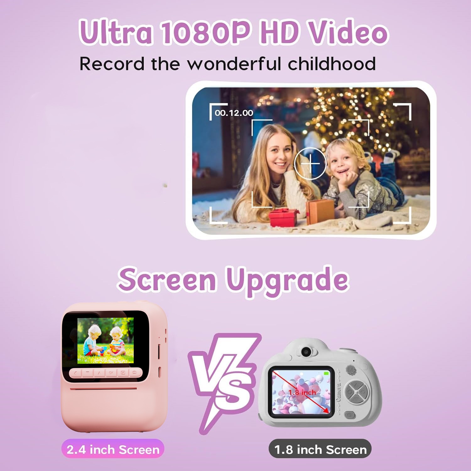 컬러 인쇄 카메라 어린이 즉석 카메라 32GB 1080 - Photography Game 리뷰 및 가격