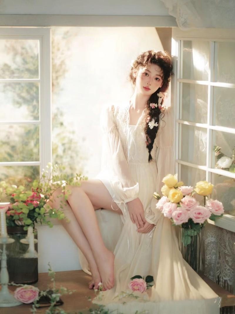 예술적 사진 스튜디오 빈티지 레이스 스커트 아름다운 순 - Photography Vintage 리뷰 및 가격