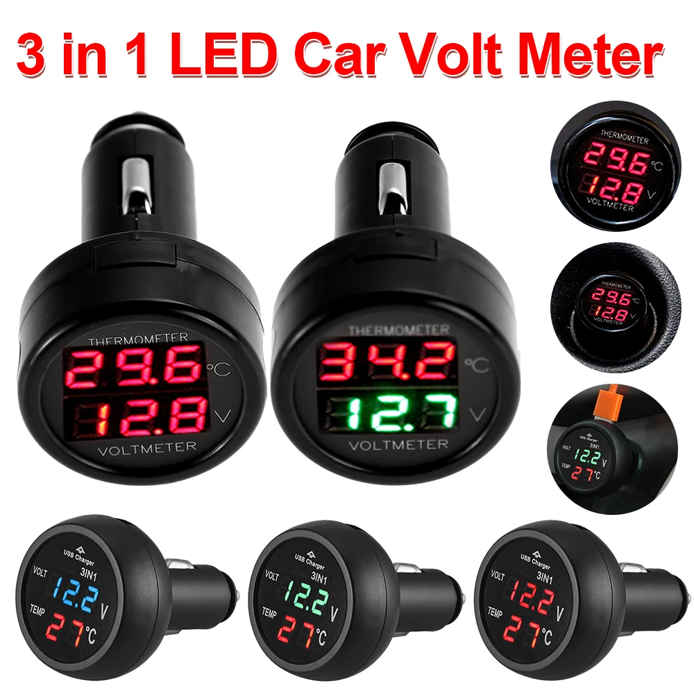 디지털 LED 디스플레이가 있는 자동차 볼트 계량기,  - Light Meter Incident 리뷰 및 가격
