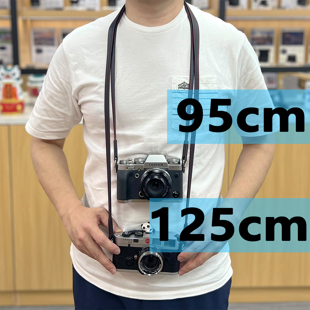 가죽 숄더 스트랩 95cm 125cm 레트로 홀 타입  - Camera Strap Leather 리뷰 및 가격